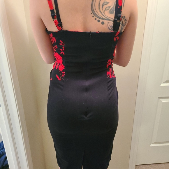18.) Voodoo Vixen Black/Red Dress - Picture 3 of 5